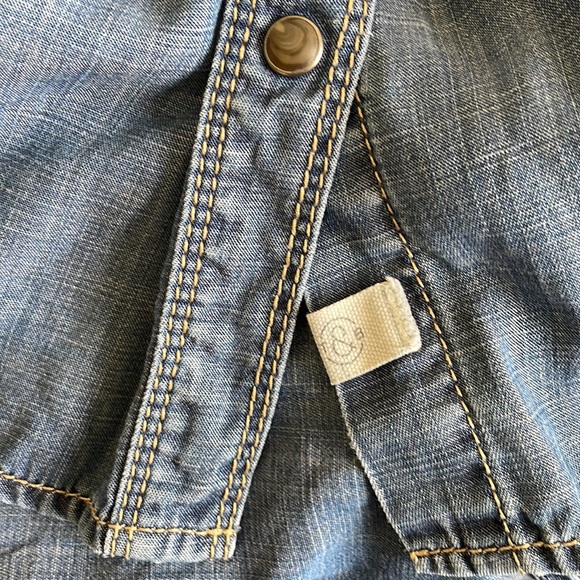 Treasure & Bond Denim Jean Shirt - Picture 6 of 7